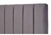4ft Small Double Winchester fabric upholstered bed frame,Vertical pleat head end 5